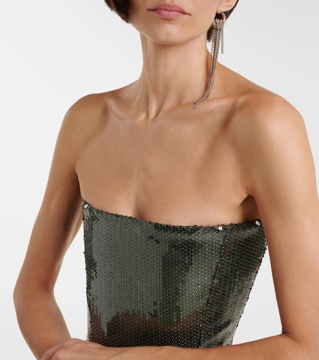 Alex Perry - Sequined corset gown