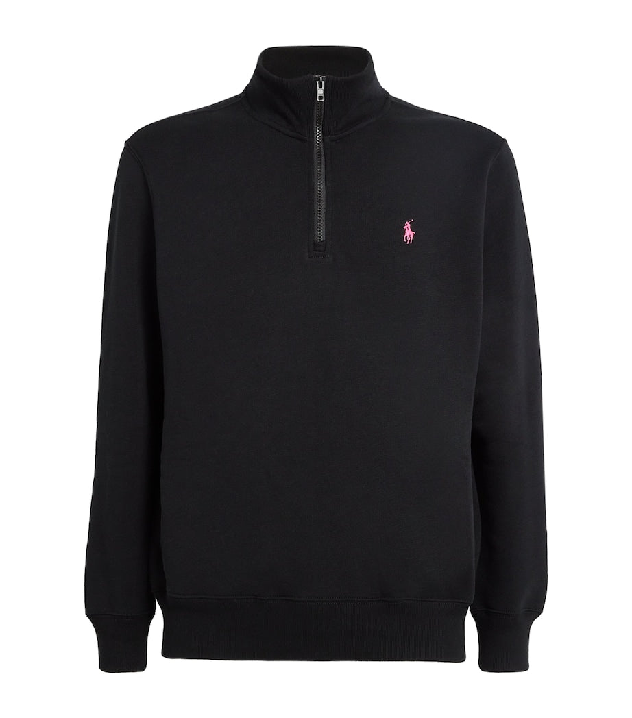 Cotton Quarter-Zip Sweatshirt