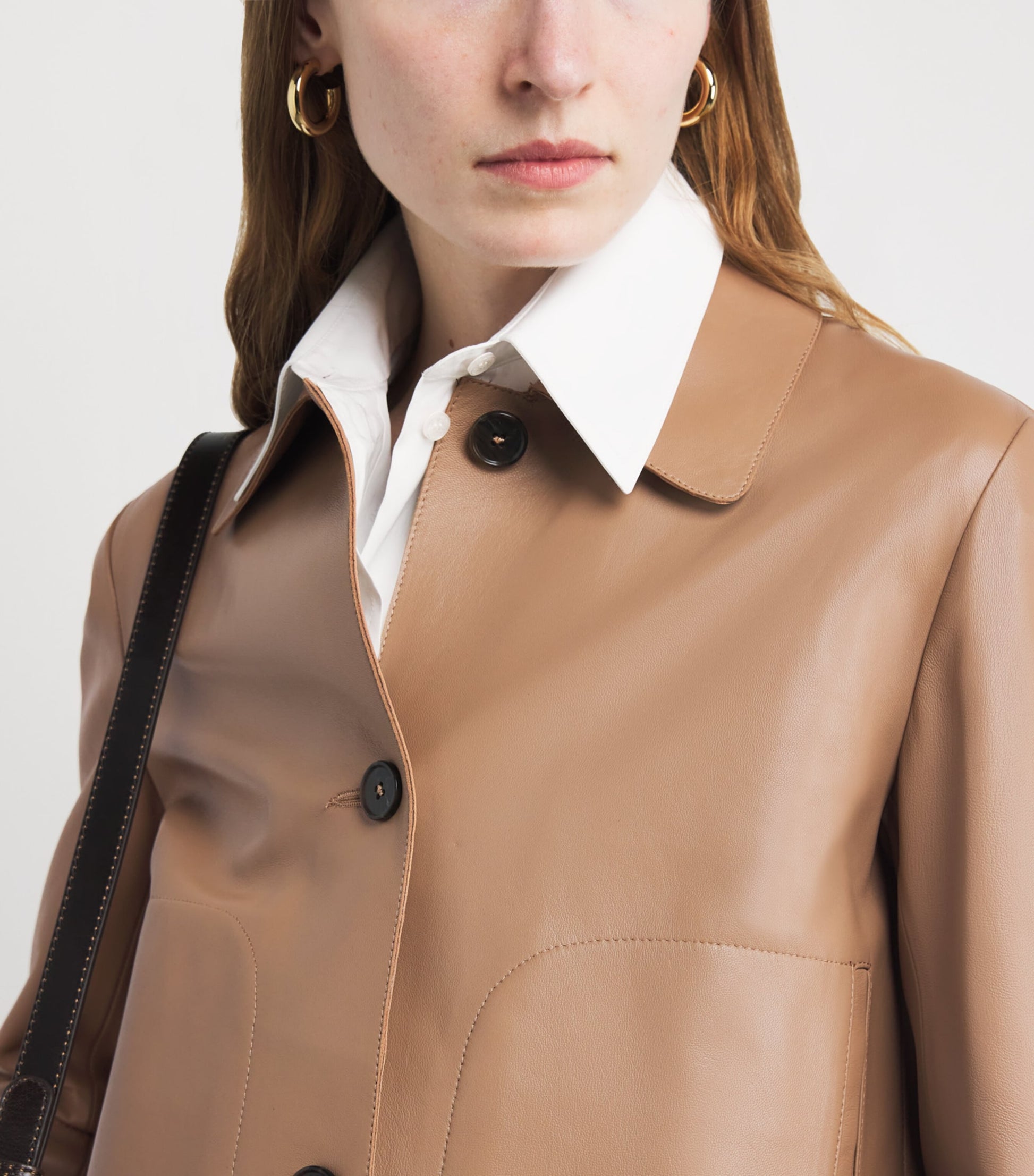 Arma Brown EMY Leather Jacket