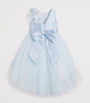 Bimbalo Blue Tulle Floral-Detail Dress (2-14 Years)
