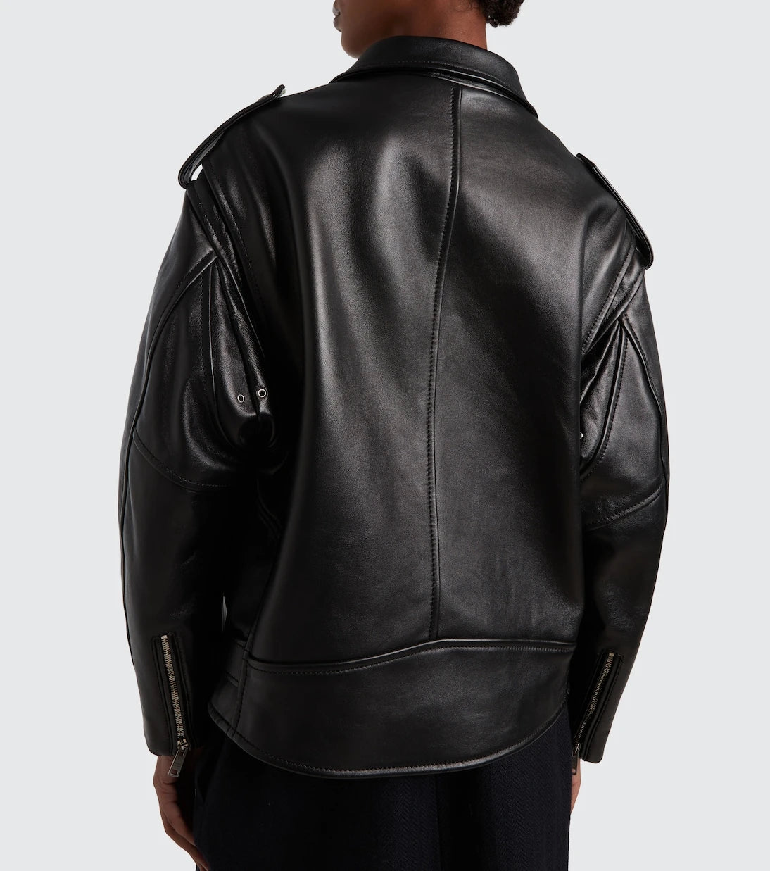 Prada - Leather biker jacket