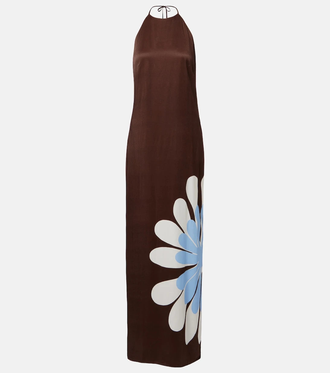 Cala de la Cruz - Agnes floral halterneck maxi dress