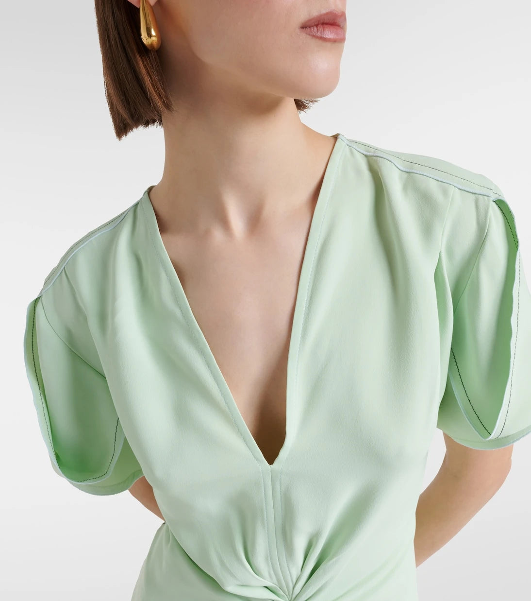 Victoria Beckham - Gathered midi dress