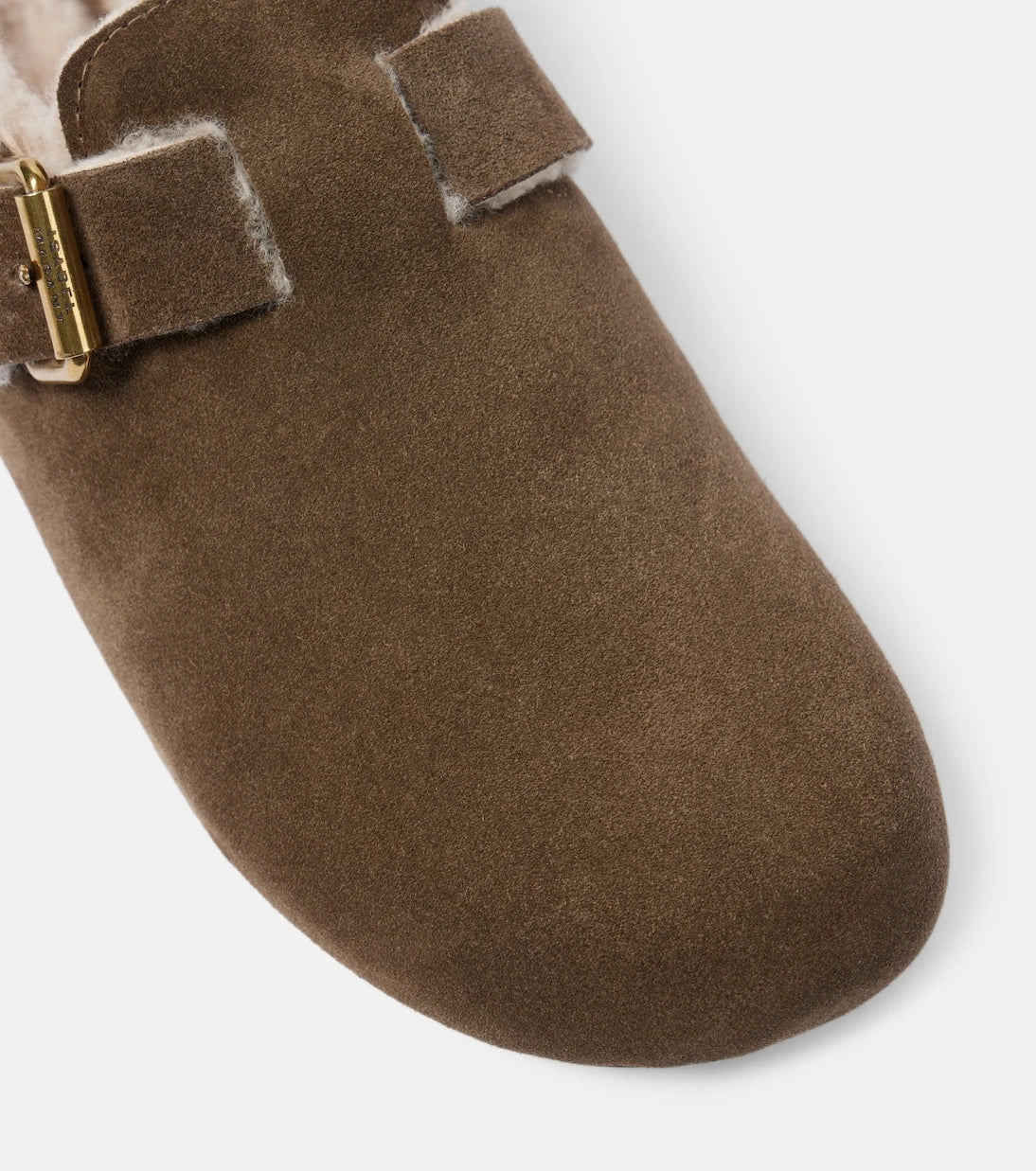 Isabel Marant - Mirvin shearling-lined suede clogs