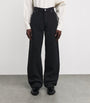 Brushed Twill Straight Trousers