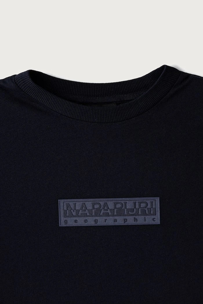 Çocuklar için pamuklu uzun kollu bluz S-NEW BOX LOGO LS