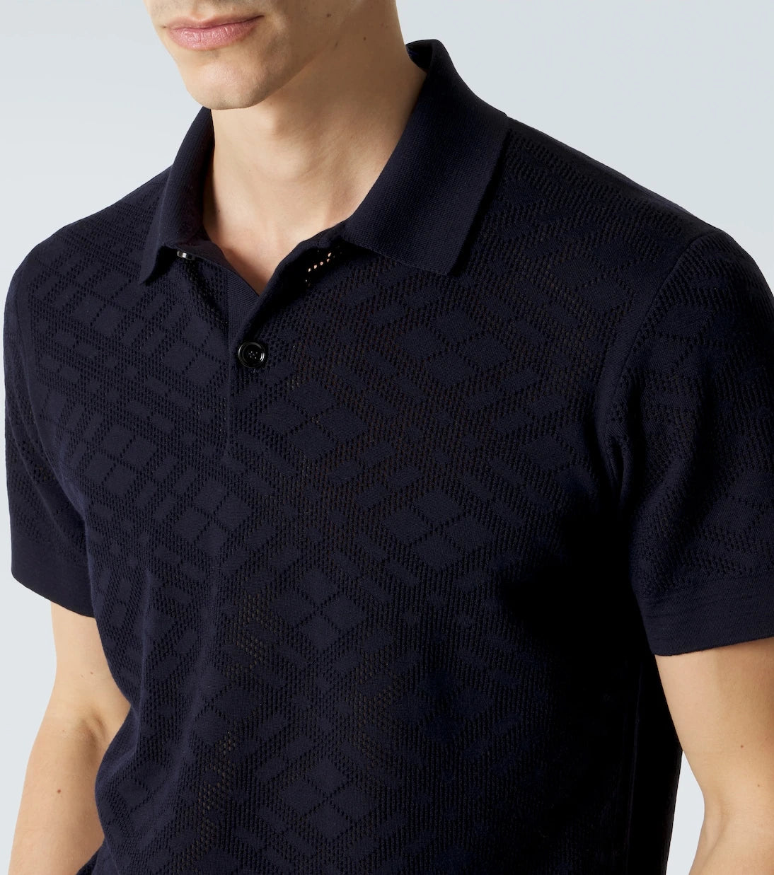 Burberry - Wool polo shirt
