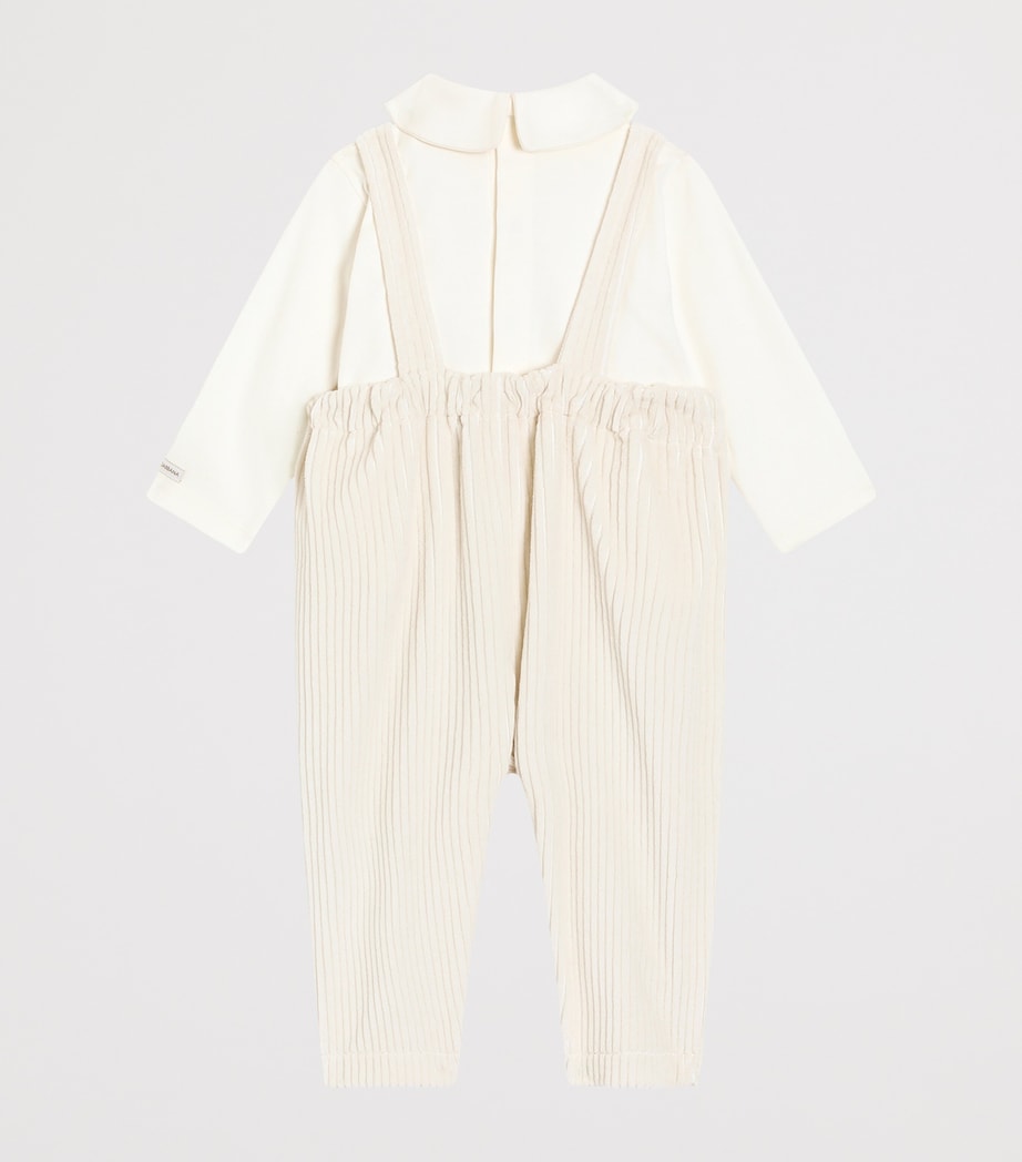 Dolce & Gabbana Kids Stretch-Cotton Dungarees and T-Shirt Set (3-24 Months)