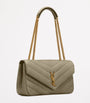 Saint Laurent Green Medium Loulou Shoulder Bag