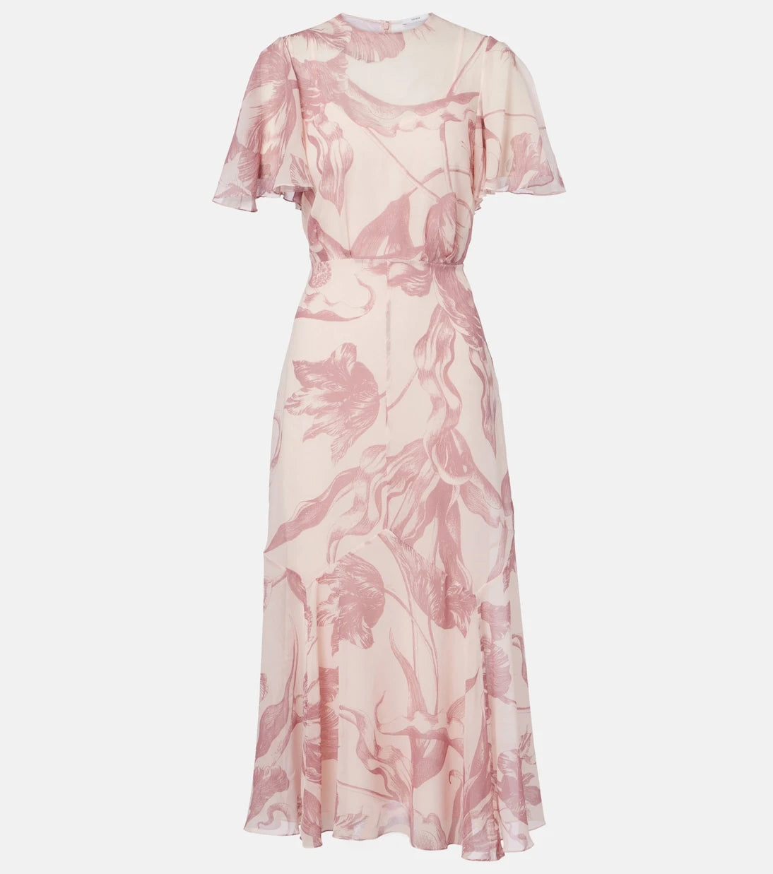 Erdem - Printed silk midi dress
