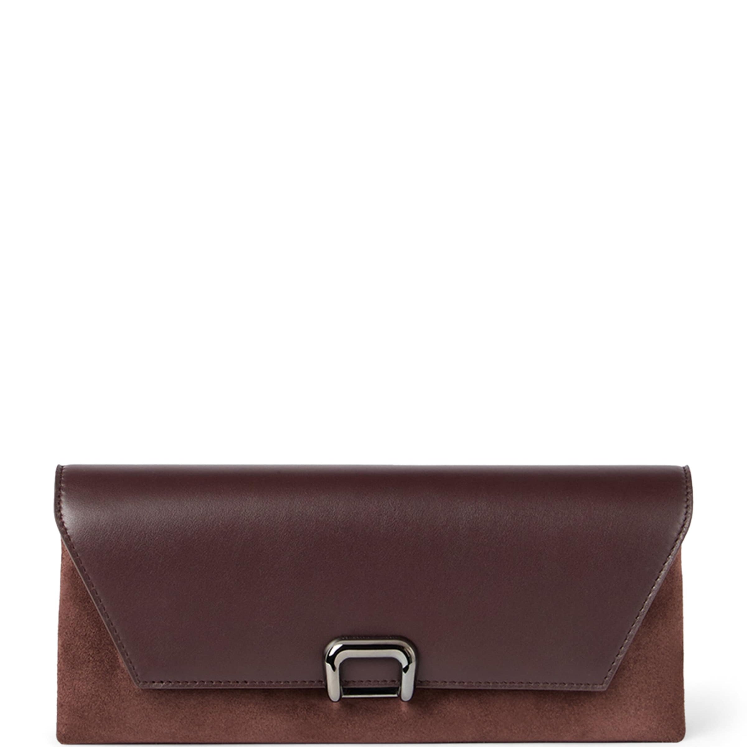 Red Leather Clutch Bag