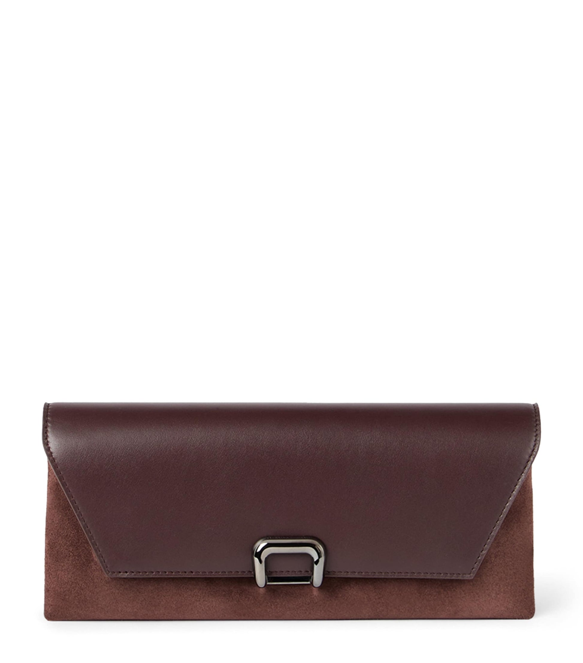 Red Leather Clutch Bag
