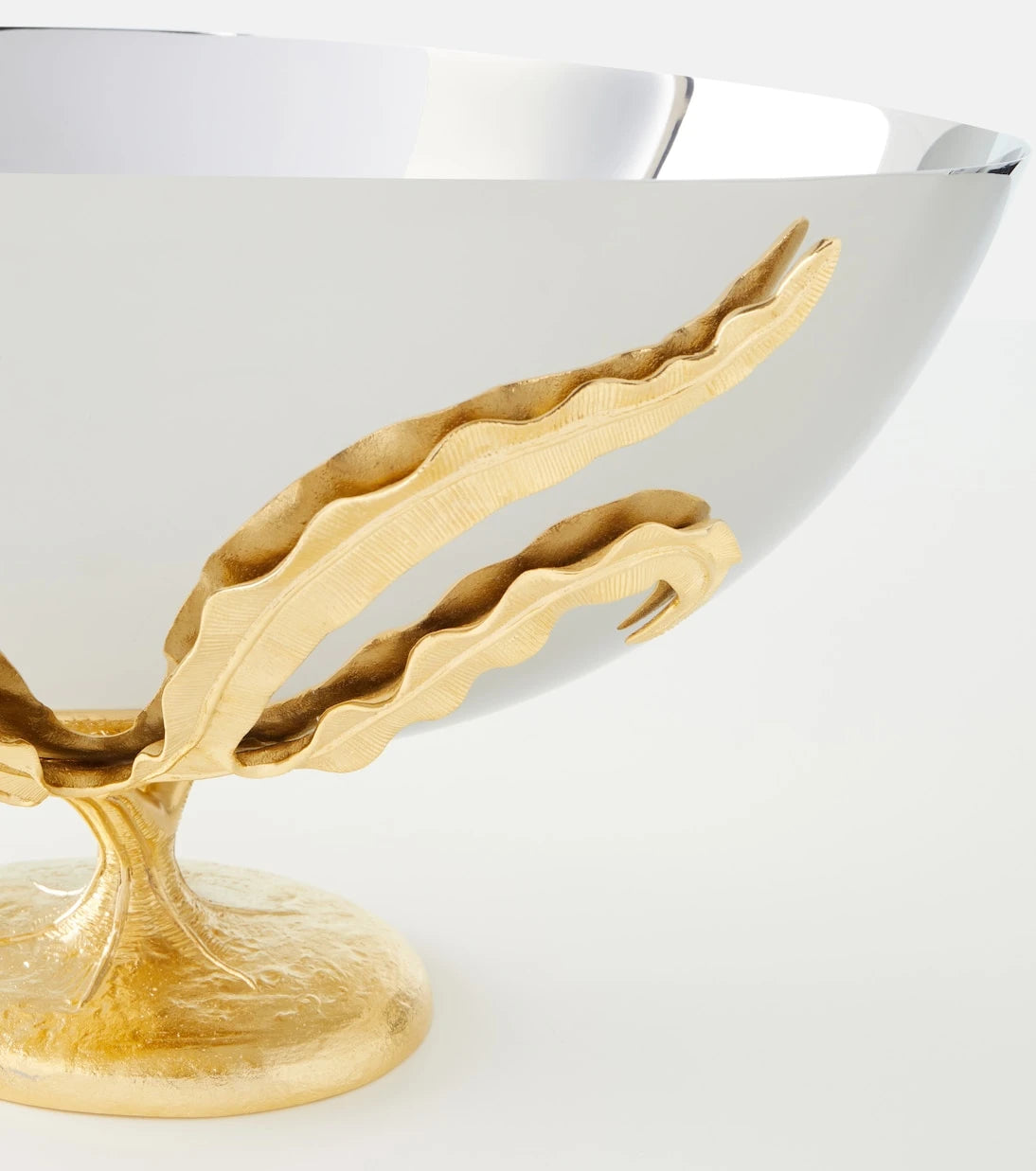 L'Objet - Fern Large 24kt gold-plated bowl