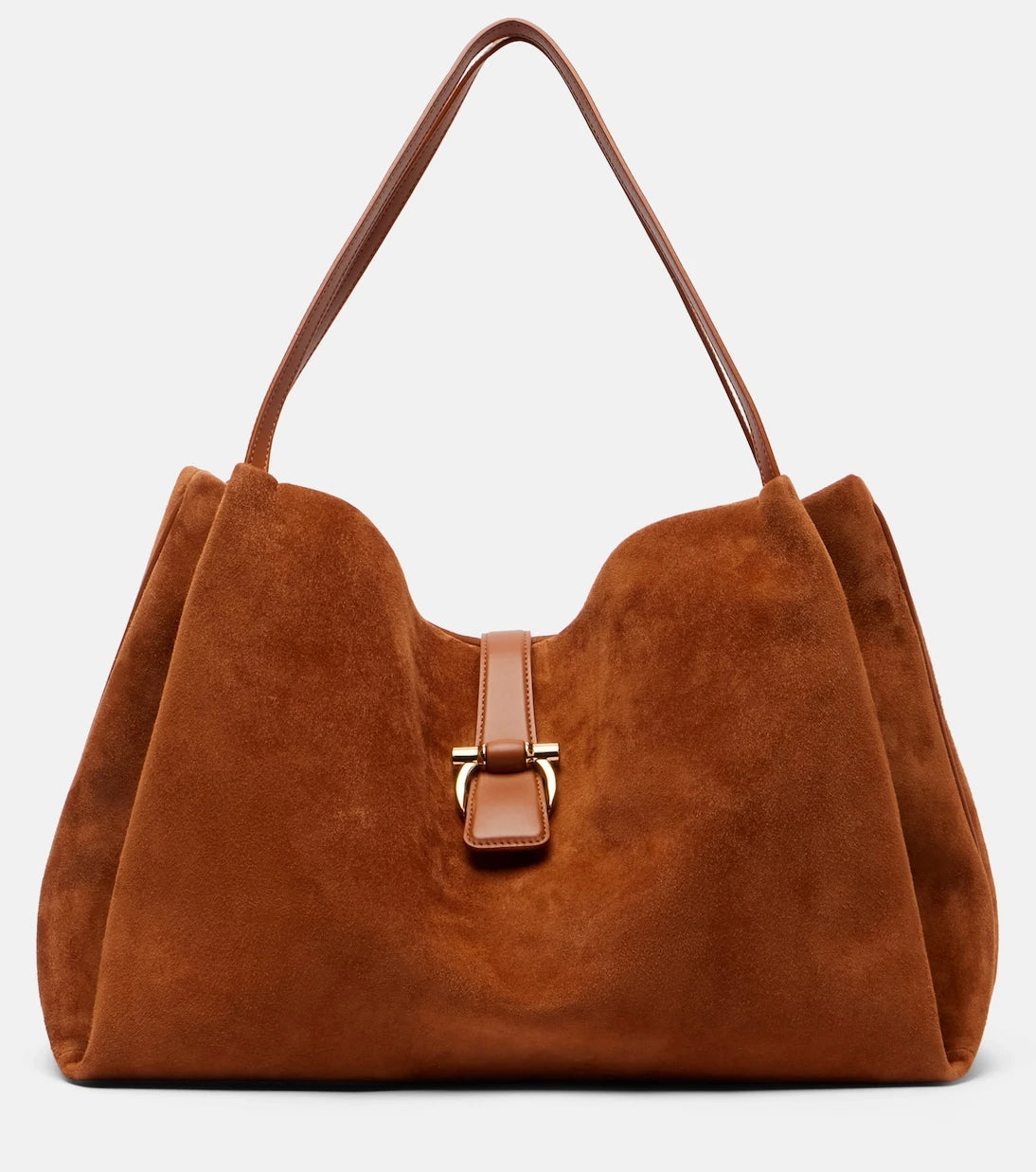 Ferragamo - Medium suede tote bag