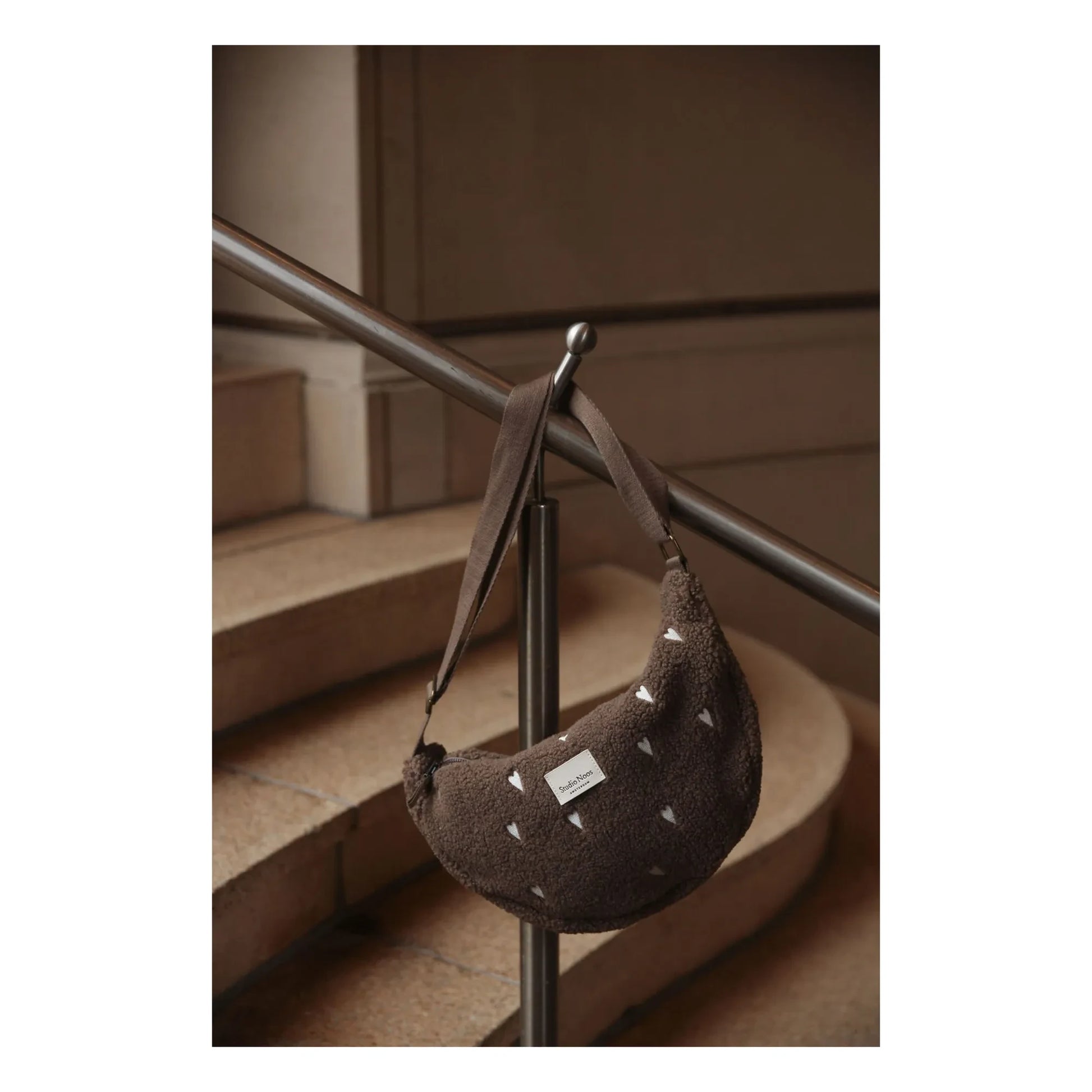 Studio Noos - Hearts fanny pack | Brown