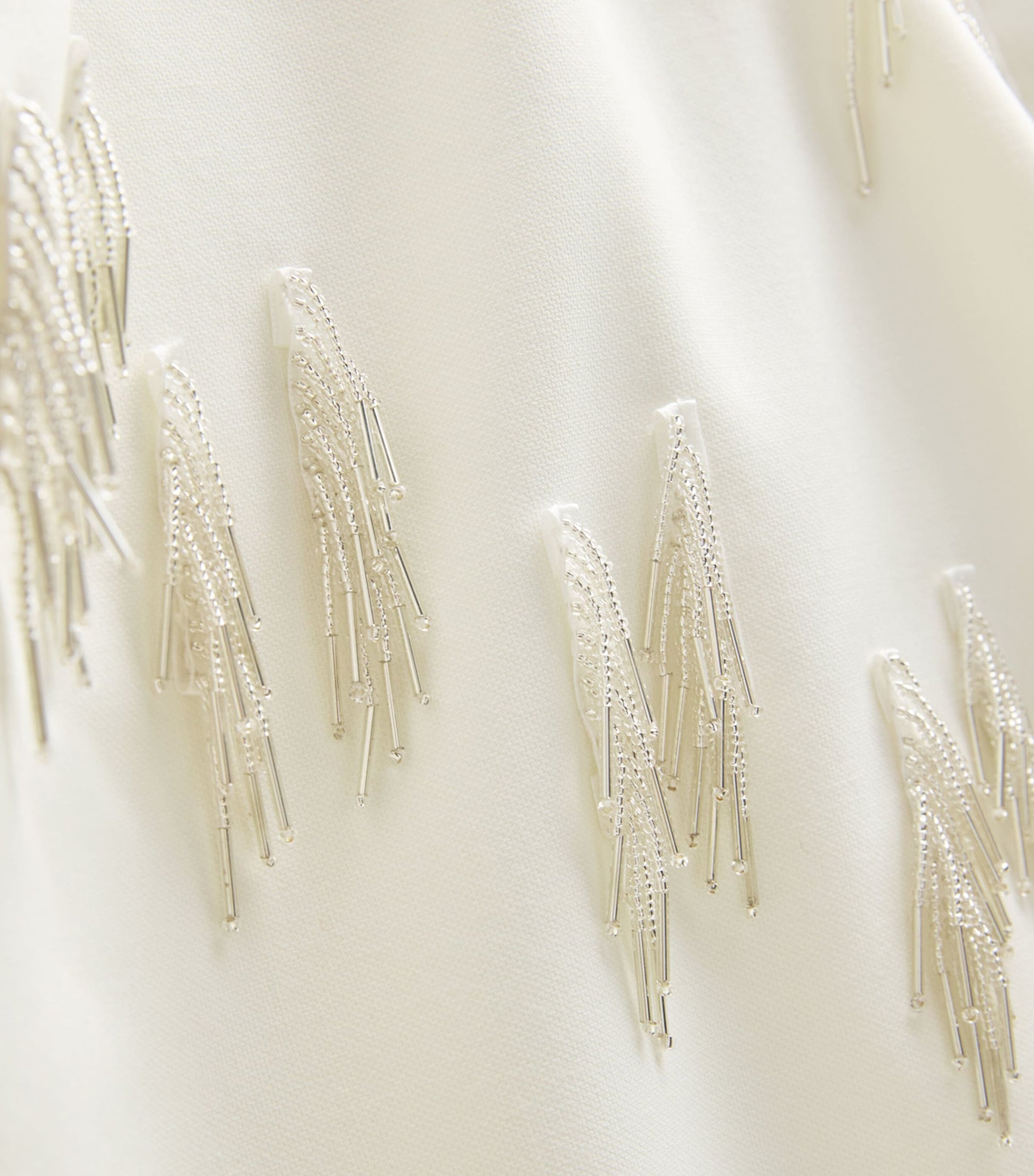 Cinq A Sept Ivory Cascade Micky Mini Dress