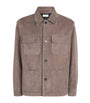 Brown Suede Overshirt