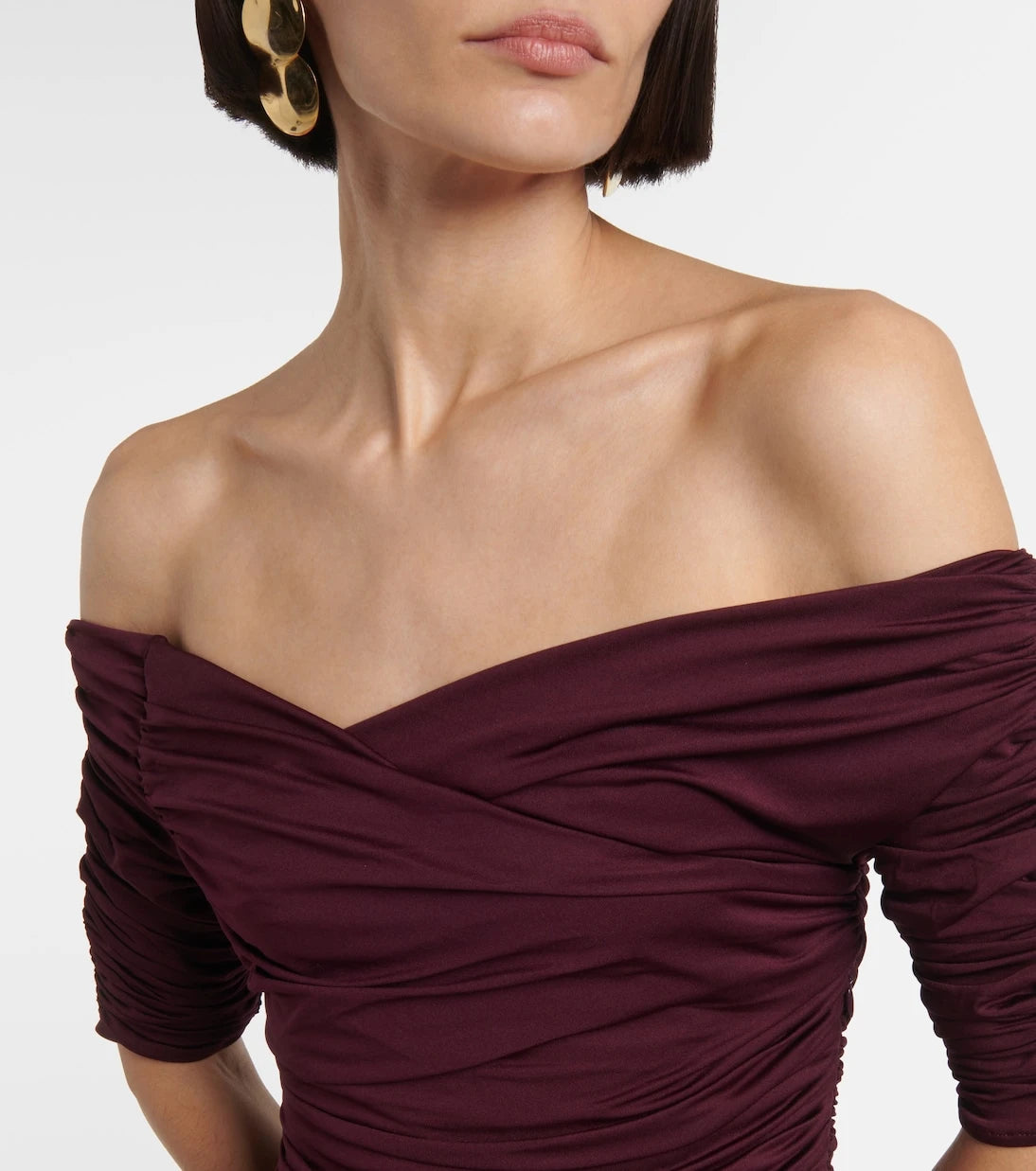 Altuzarra - Charlotte ruched jersey maxi dress