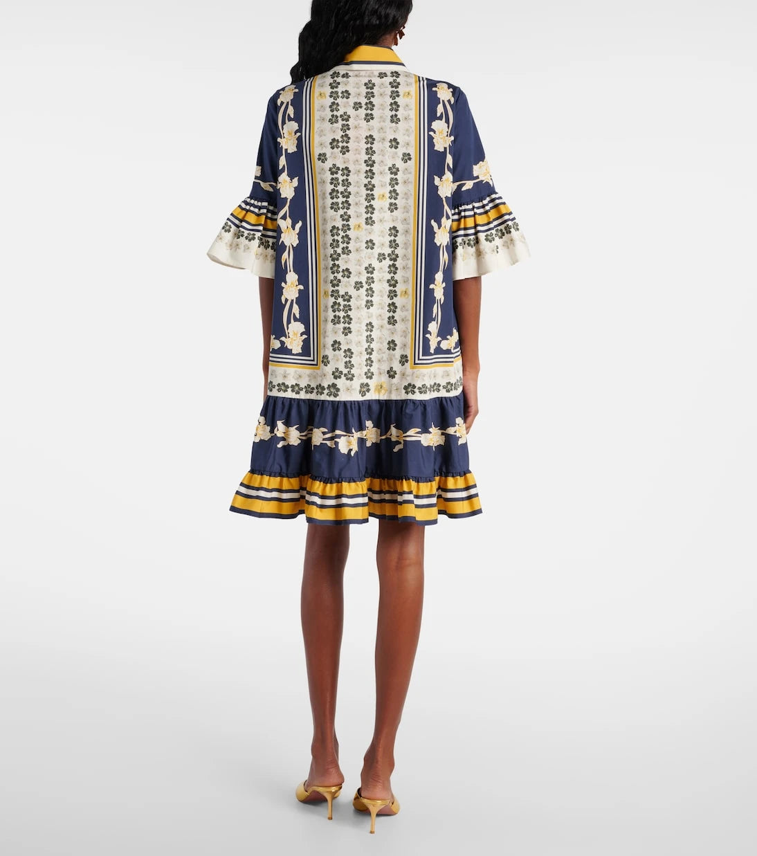 La DoubleJ - Choux printed cotton poplin shirt dress