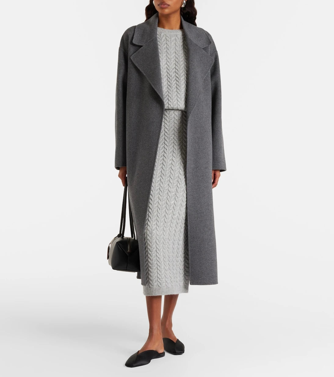 'S Max Mara - Hobby virgin wool wrap coat