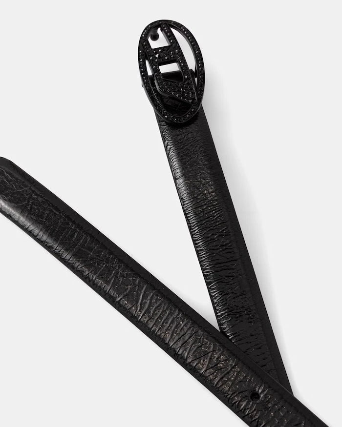 Diesel колан дамски от кожа OVAL D-LOGO B-1DR