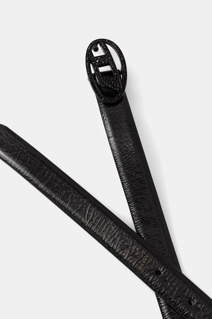 Diesel колан дамски от кожа OVAL D-LOGO B-1DR