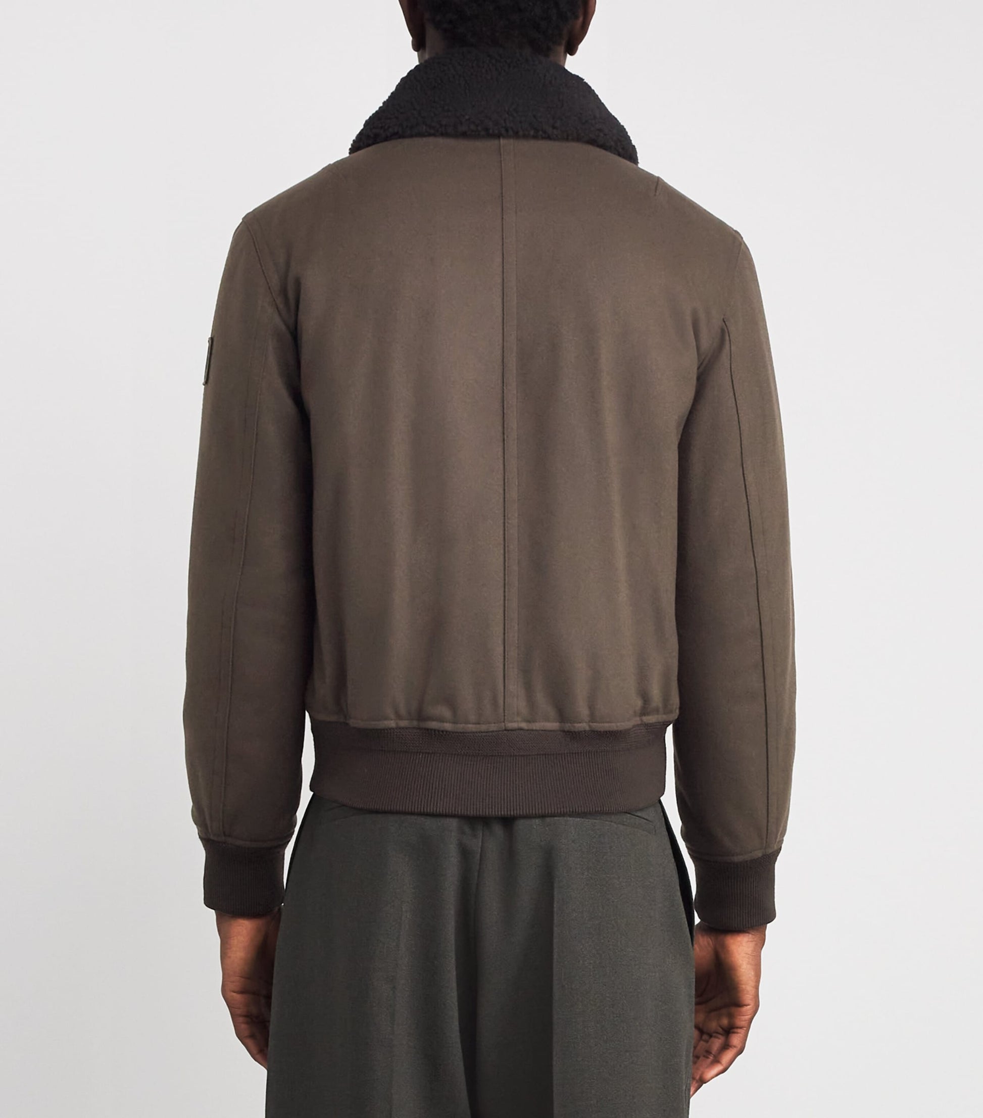 Belstaff Brown Wool-Blend Welder Jacket