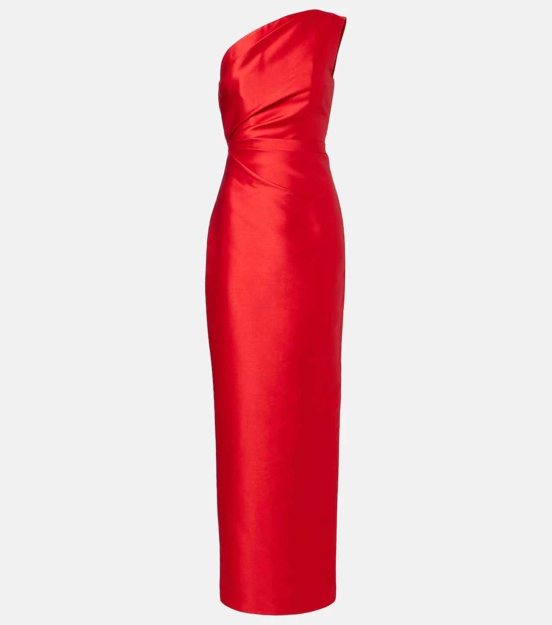 Solace London - Kira draped satin cocktail dress