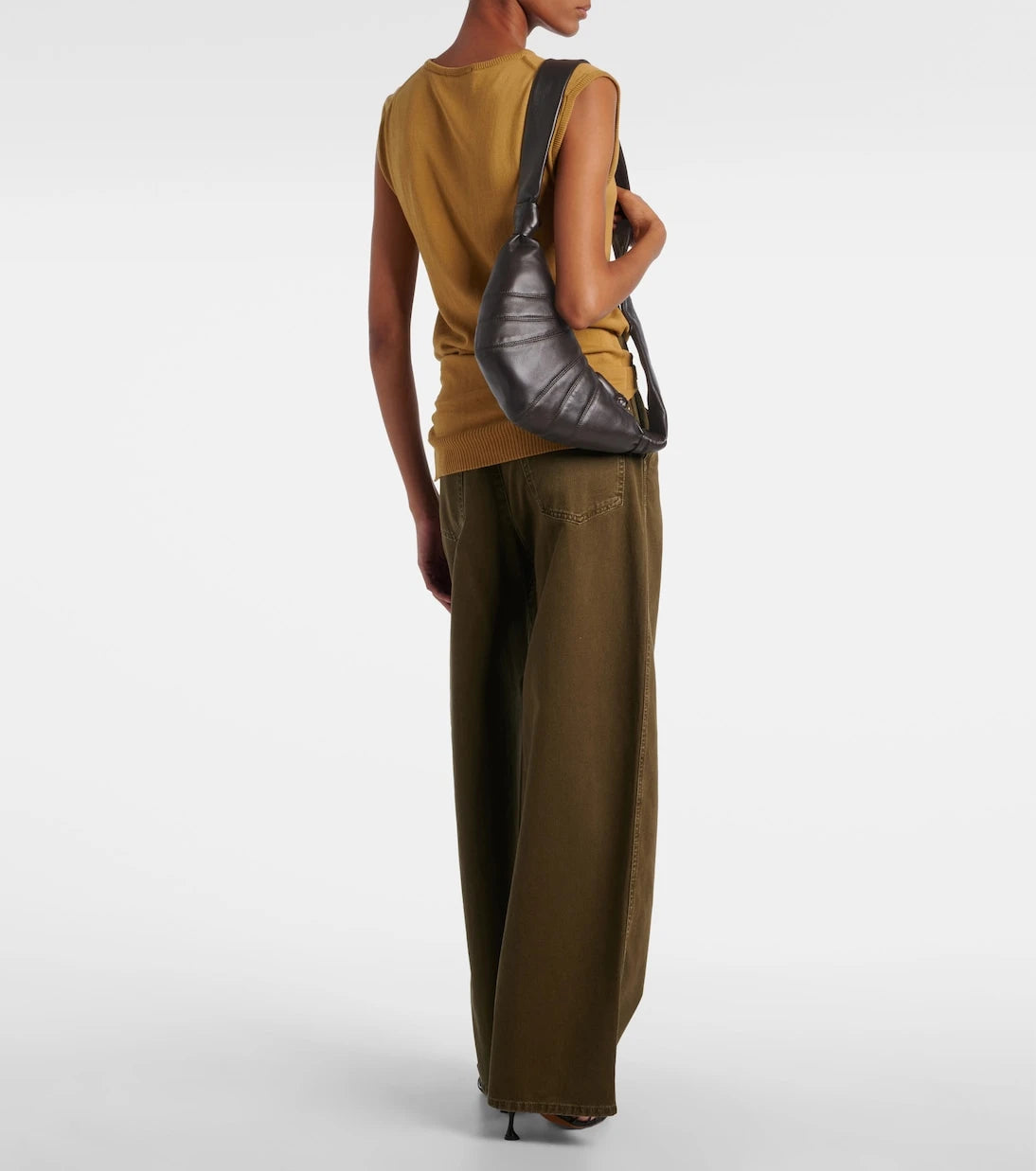 Lemaire - Croissant Small leather shoulder bag