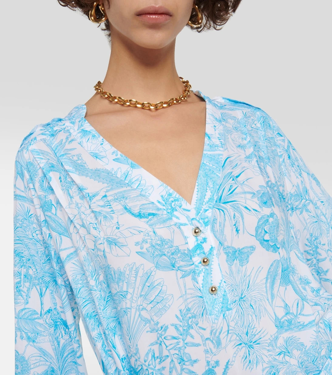 Melissa Odabash - Wisteria printed maxi dress