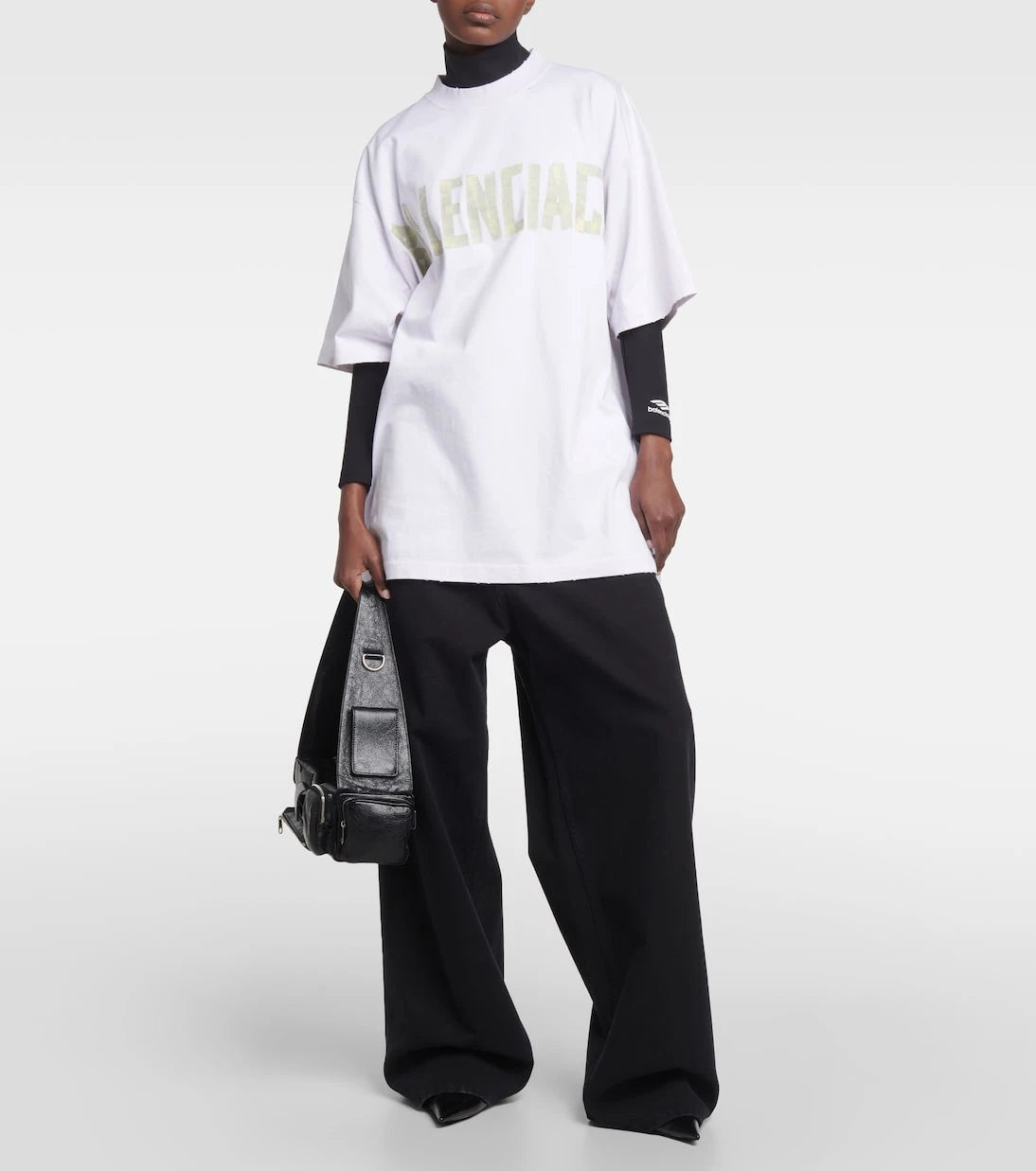Balenciaga - Tape Type cotton jersey T-shirt