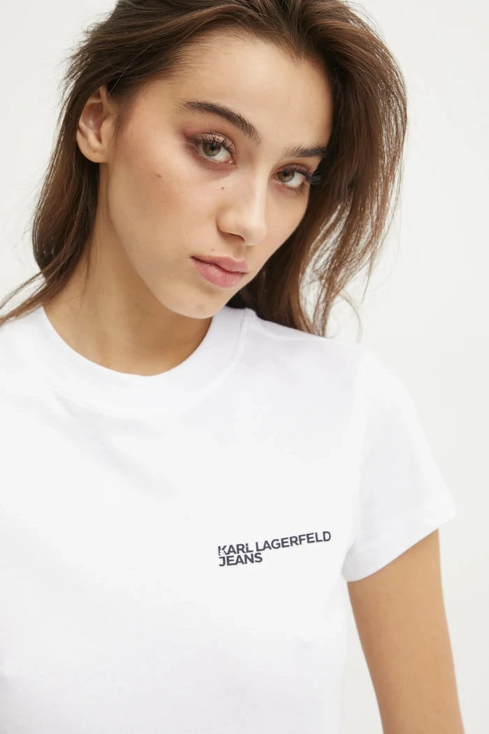 Karl Lagerfeld Jeans kadın pamuklu tişört