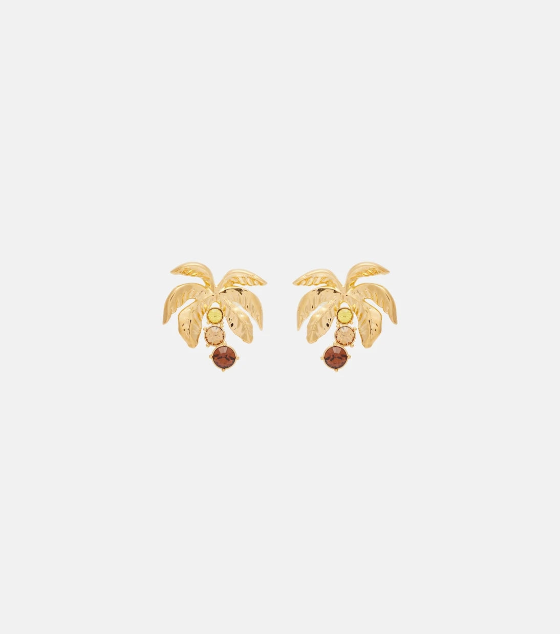 Oscar de la Renta - Palm Tree embellished earrings