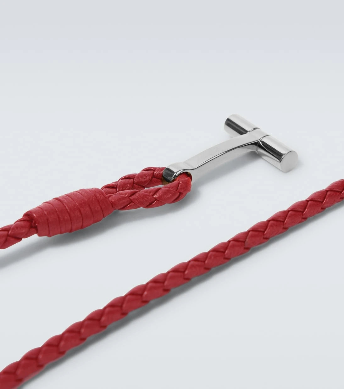 Tom Ford - T braided leather bracelet