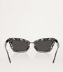 Black Steel Cat Eye Sunglasses