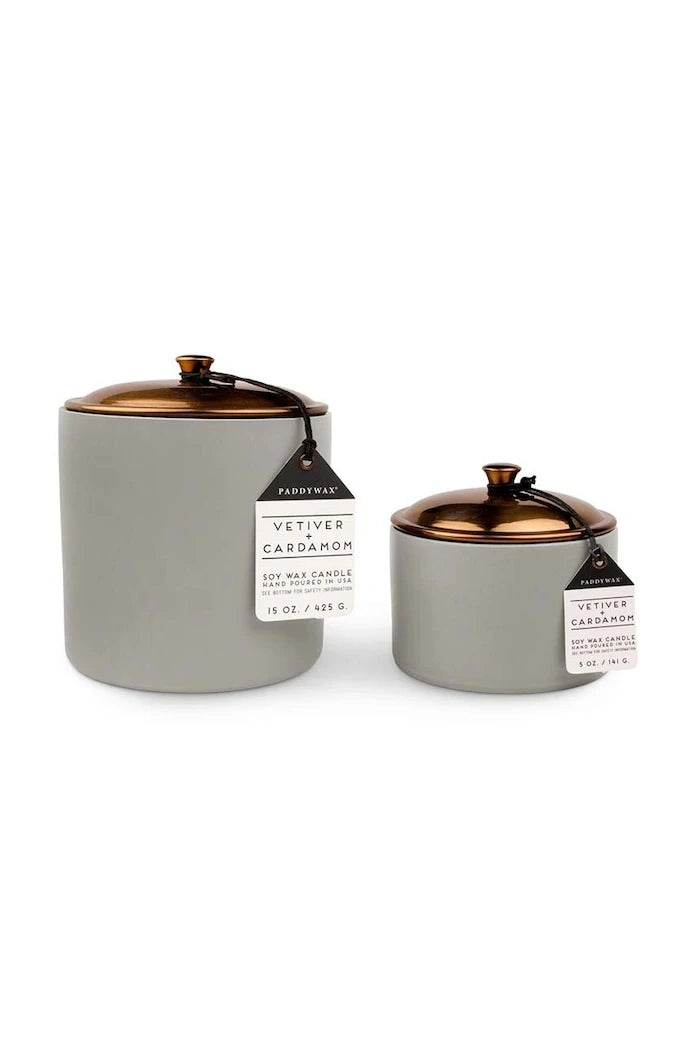 Ароматна соева свещ Paddywax Vetiver & Cardamon 141 g
