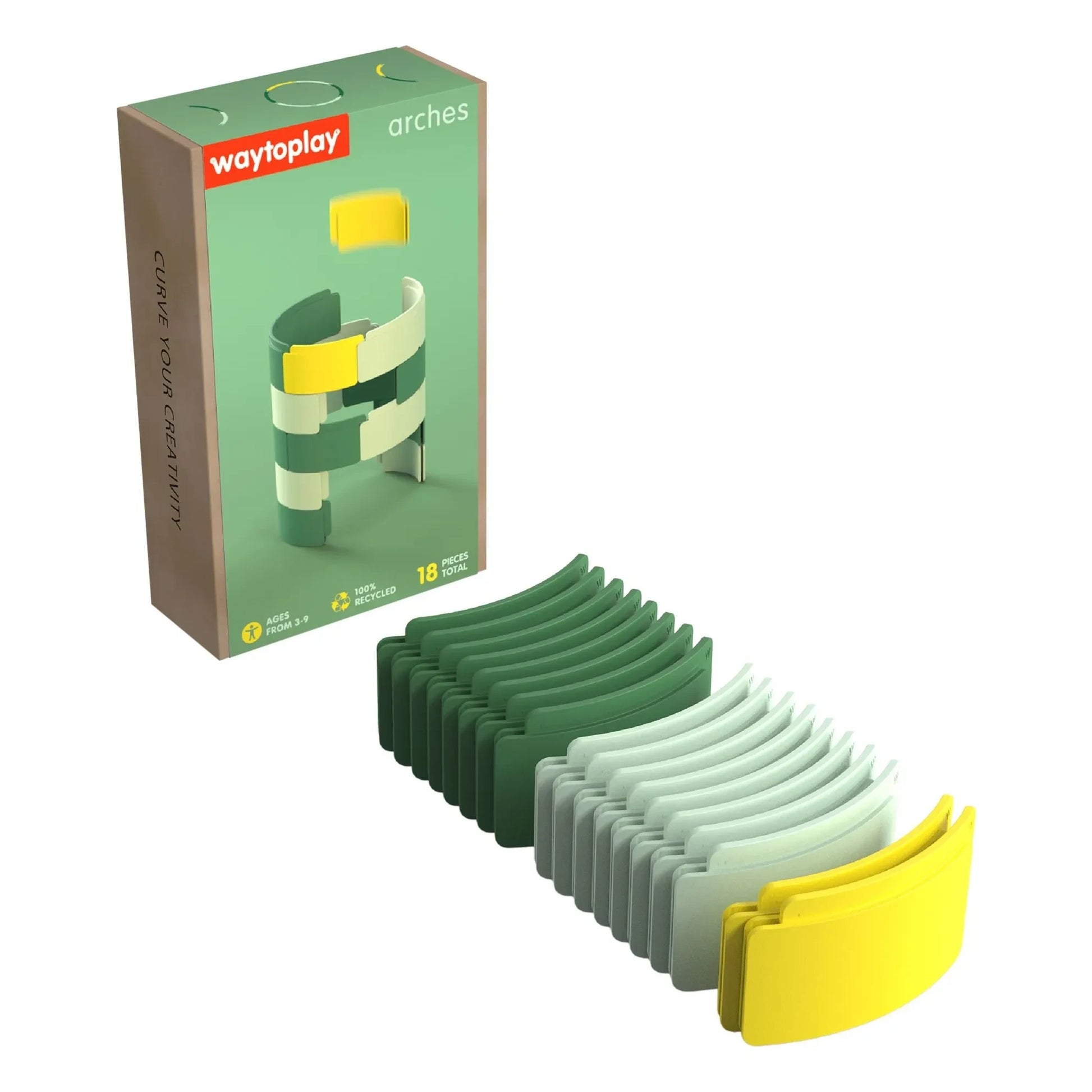 Waytoplay - Kit de constuction Arches Starter Set - 18 pieces