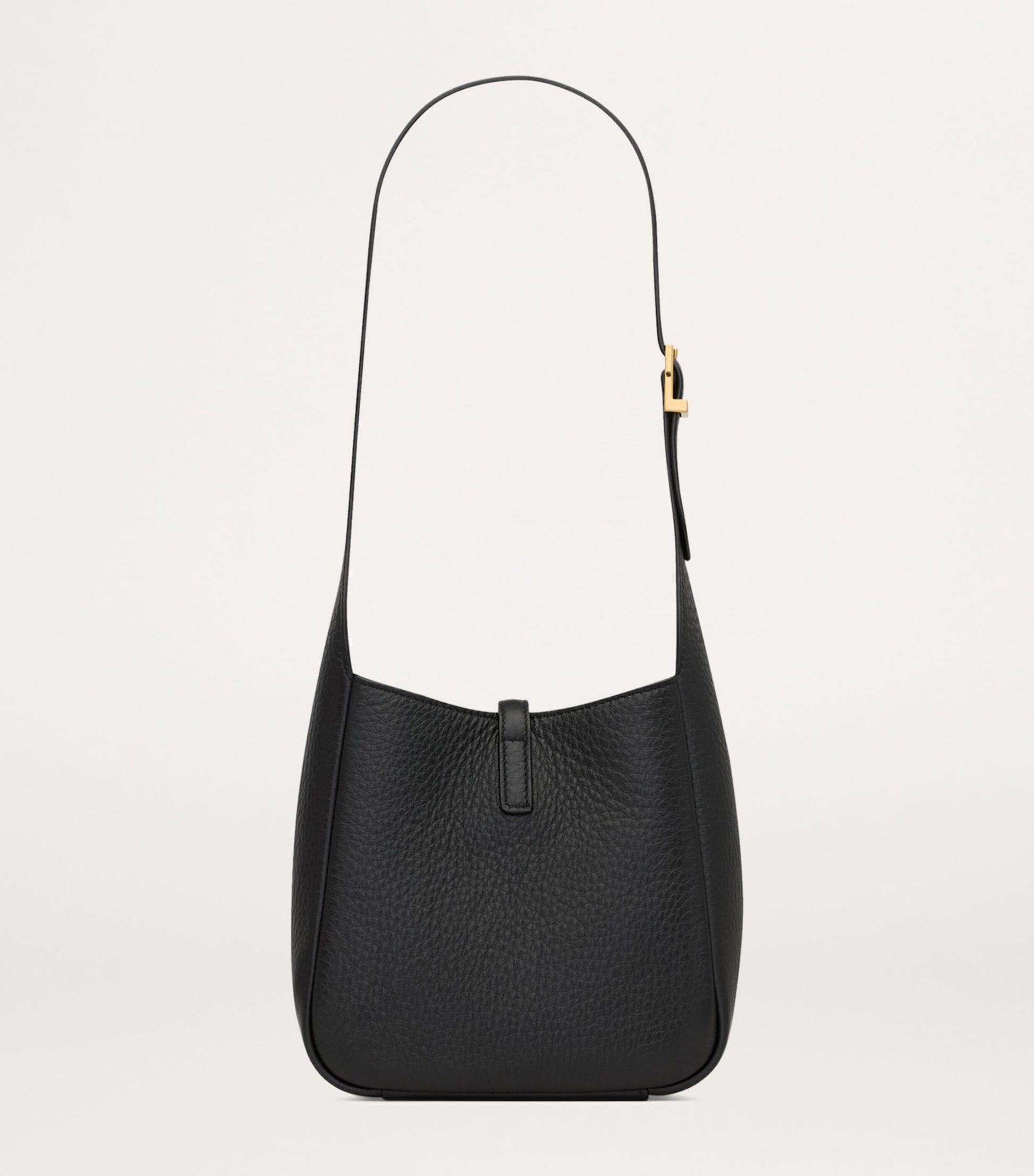 Saint Laurent Black Deerskin Baby Le 5 à 7 Shoulder Bag