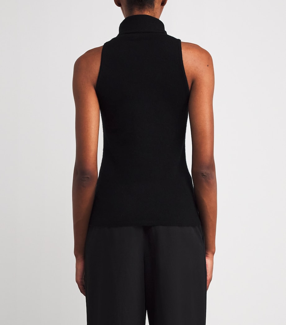 Cashmere Vida Sweater Vest BLACK