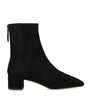 Aquazzura Black Suede Saint Honor Ankle Boots 35