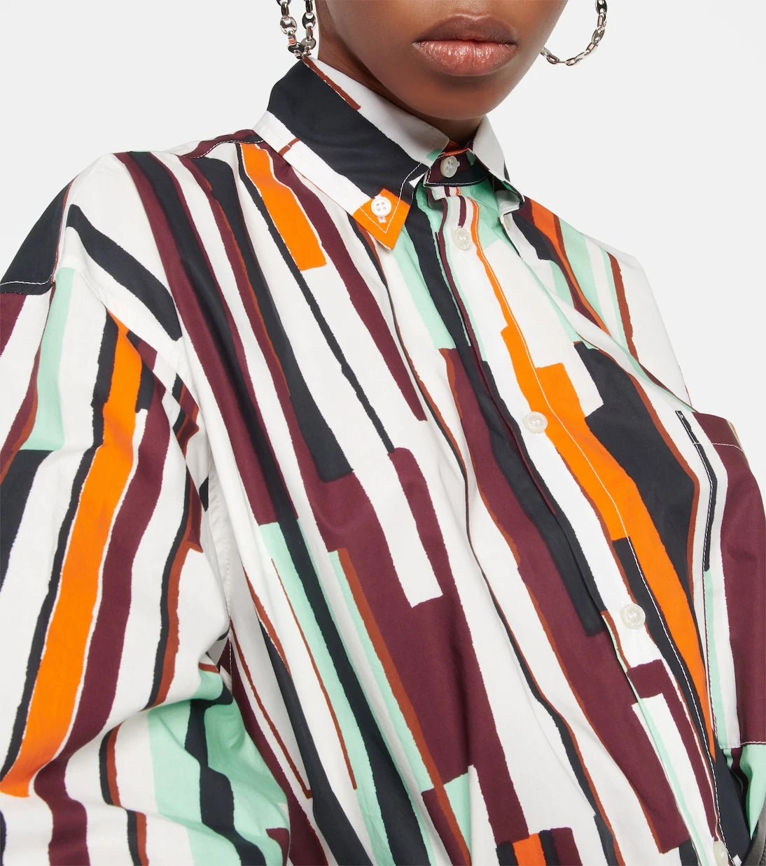 Plan C - Printed shirt dress