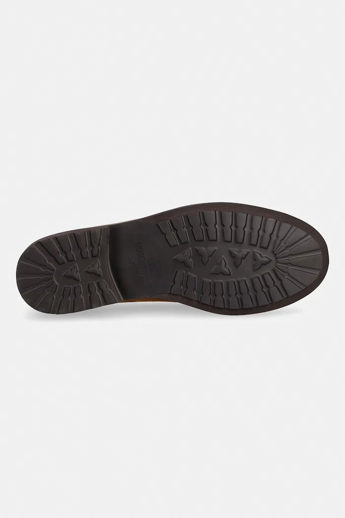Love Moschino kadın süet mokasenler