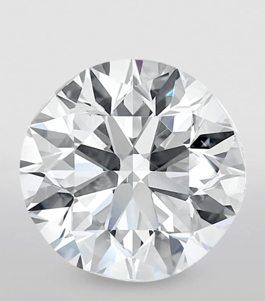 White Gold Invisible Set Diamond Threaded Stud Earring (3mm)