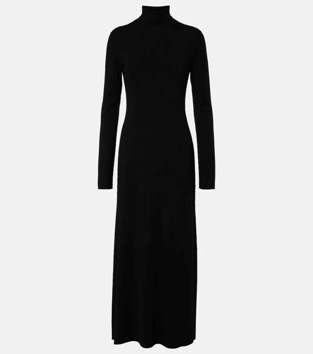 The Row - Leoline turtleneck virgin wool maxi dress