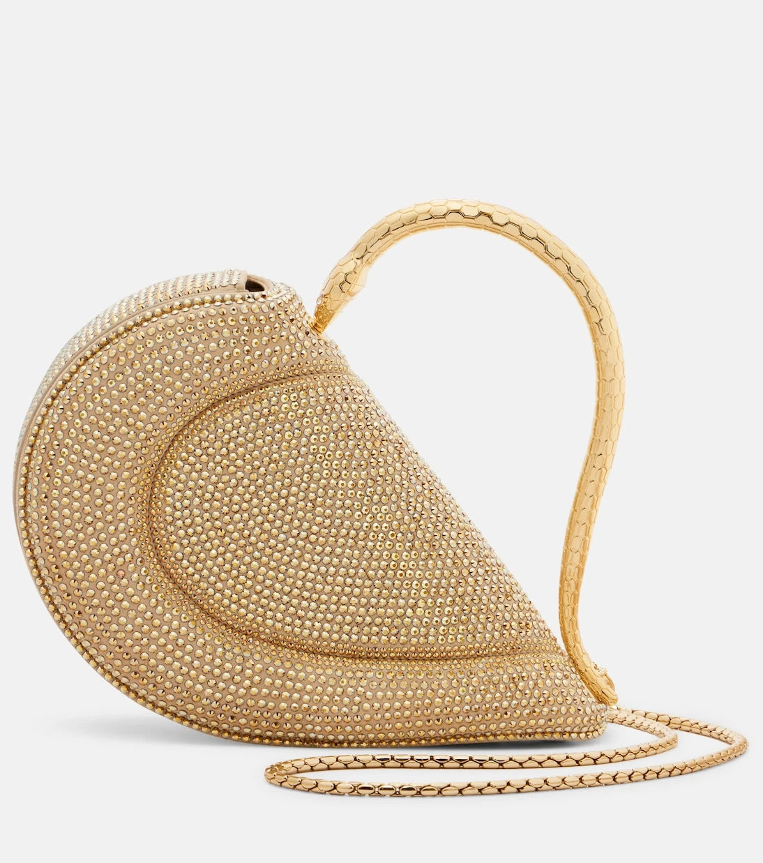 بلغاري - حقيبة Serpentine Small المزينة بمقبض علوي