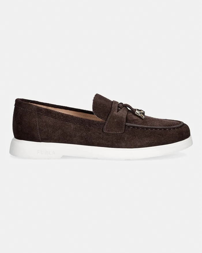 Furla kadın süet mokasen Goccia