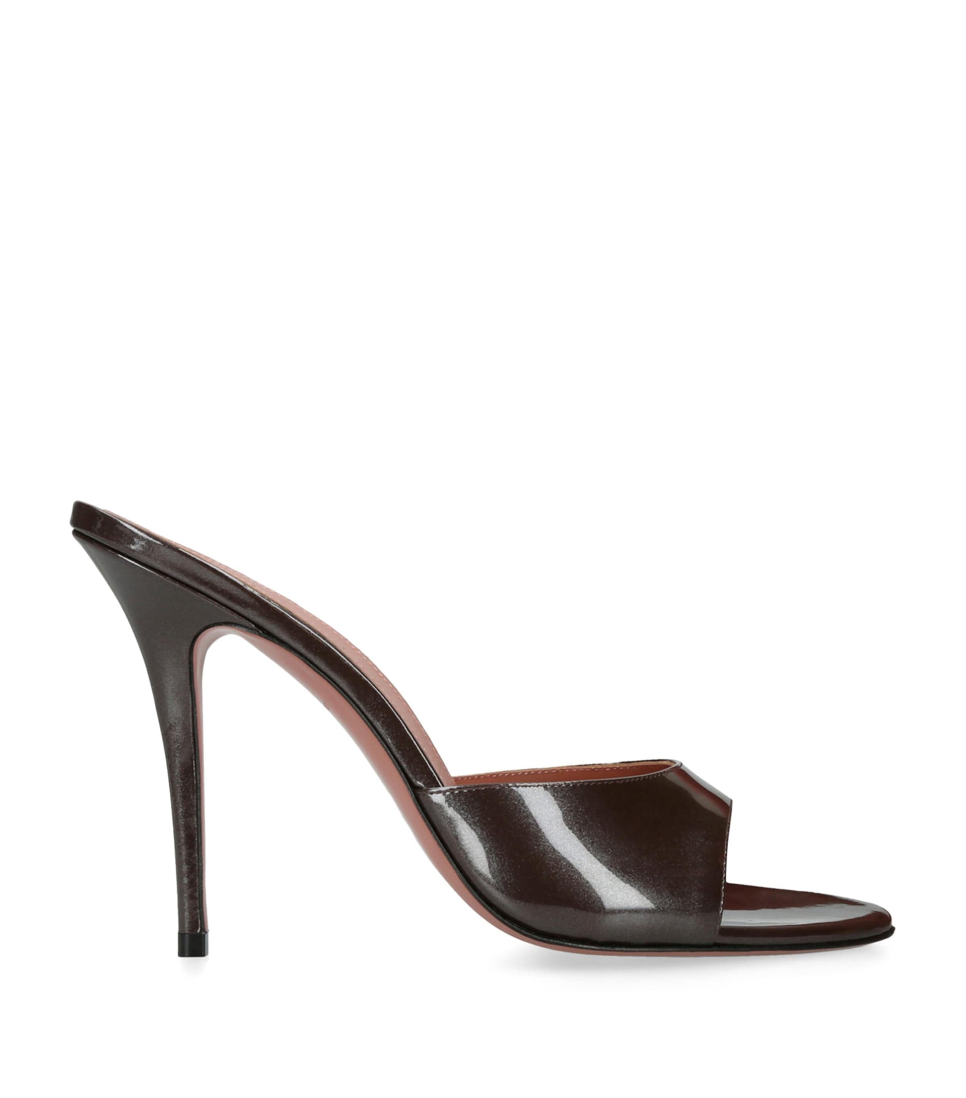 Patent Leather Elodie Heeled Mules 105