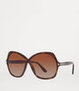Brown Butterfly Sunglasses