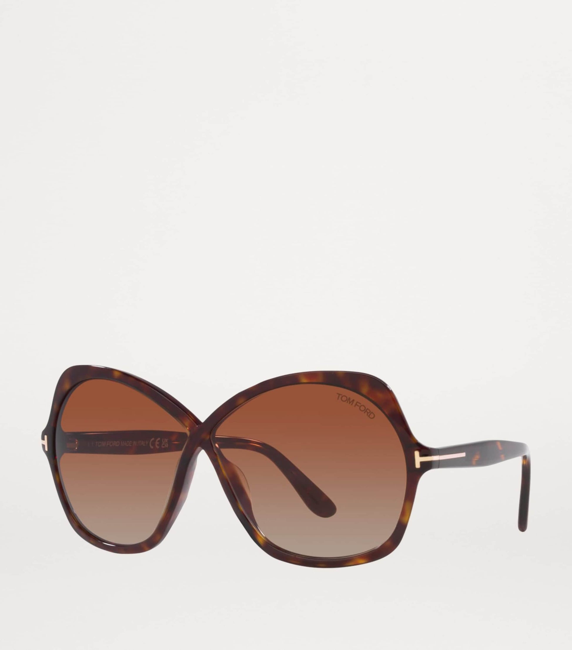 Brown Butterfly Sunglasses