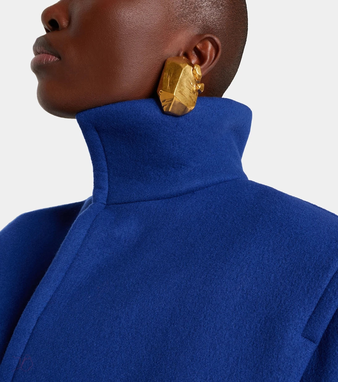 Saint Laurent - Organic clip-on earrings